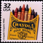 Stamp with 6-color Crayon Box