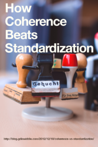 How Coherence Beats Standardization